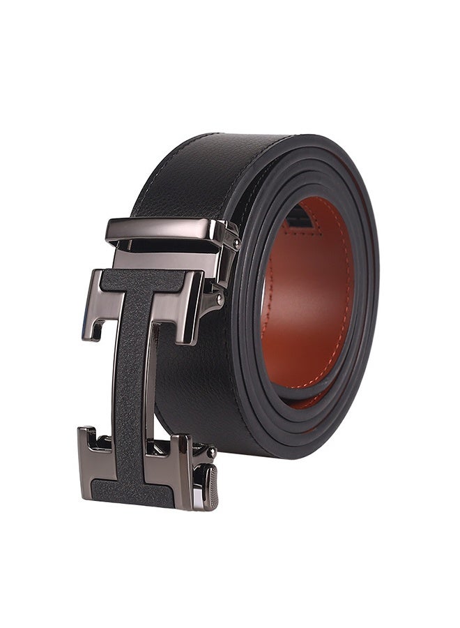 JCB CHIC حزام رجالي من الجلد مع سحاب راتشيت للهدايا واللباس الرسمي والكاجوال، حزام من جلد البقر عصري مع مشبك أوتوماتيكي قابل للتعديل - مناسب للبنطلونات الجينز والبدلات وجميع المناسبات - Image 1