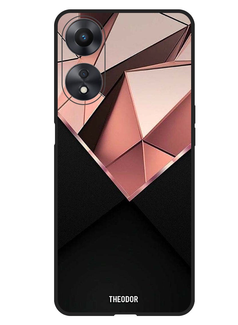 Theodor Protective Case Anti Scratch Shock Proof Bumper Cover For Oppo A1 5G pink diamond (1) - Image 1