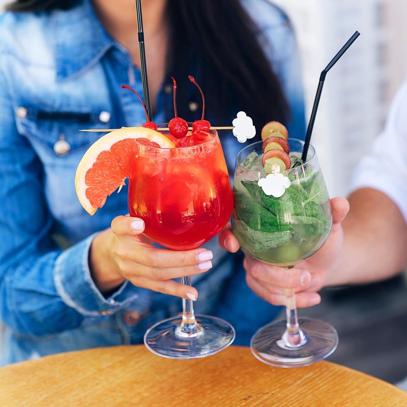 Queekay 100 Pcs White Cloud Cocktail Picks Cupcake Toppers Baby Shower Food Picks Appetizer Toothpicks Party Decoration Cocktail Sticks for Sandwich Hamburger Fruit - Image 5