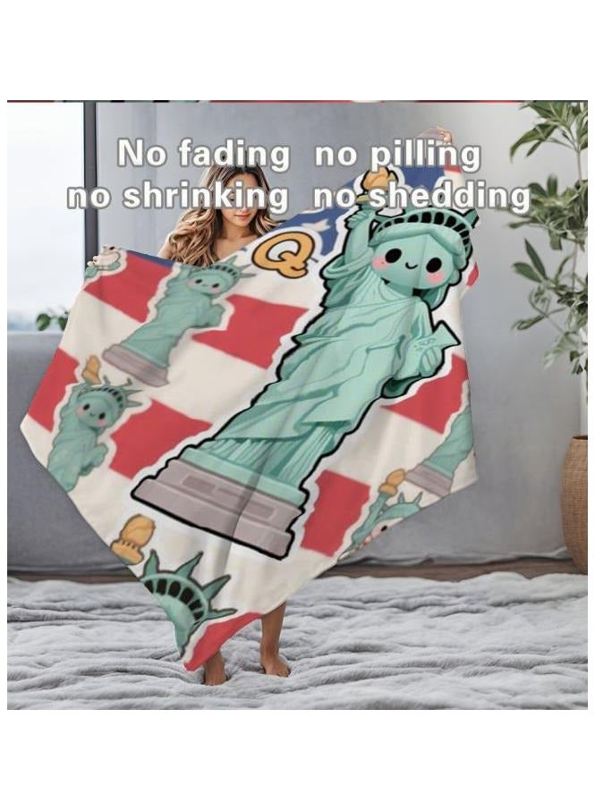 عام بطانية رقيقة من الفانيلا (دافئة ومريحة، ومناسبة للنوم واستخدام الألعاب وإزالة الغبار ومقاومة للرمل) 150 سم * 200 سم - 216 - Image 1