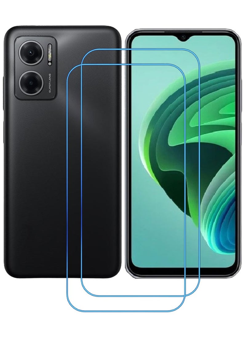 ACLIX 2 Pieces Antistatic ESD Dustproof Premium Quality High Definition Clear Tempered Glass Screen Protector Designed For Xiaomi Redmi Note 11E - Image 1