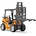 NOVAFUSION Forklift Toys for Kids Construction Truck ForkliftMetal DieCast Forklift ToyPull Back Fork Lift Toy with Lights and SoundsToy Forklift with Liftable DesignForklift for Kids Age 3 and Up - Image 2