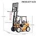 NOVAFUSION Forklift Toys for Kids Construction Truck ForkliftMetal DieCast Forklift ToyPull Back Fork Lift Toy with Lights and SoundsToy Forklift with Liftable DesignForklift for Kids Age 3 and Up - Image 4