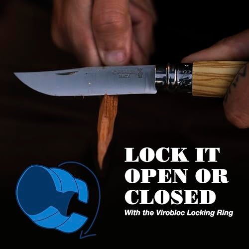 OPINEL No. 8 Olivewood with sheath, wooden box - Image 5