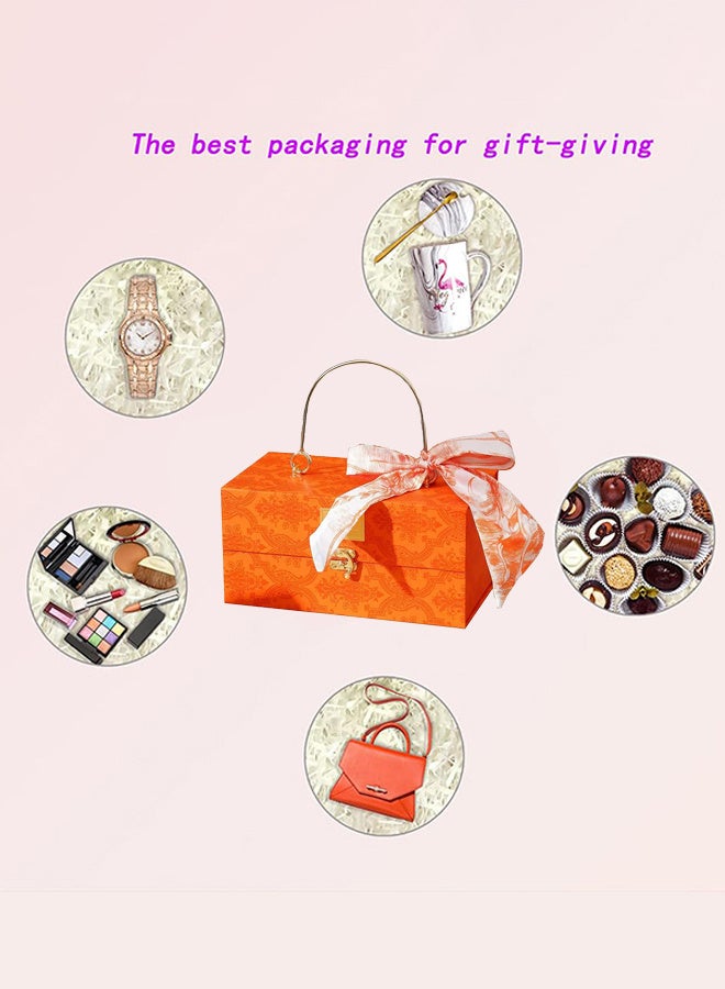 Luxury Gift Box with Lock - 25 x 13 x 14 cm | Perfect for Holiday Gifts, Weddings, Birthdays, Mother's Day & Father's Day - Image 2