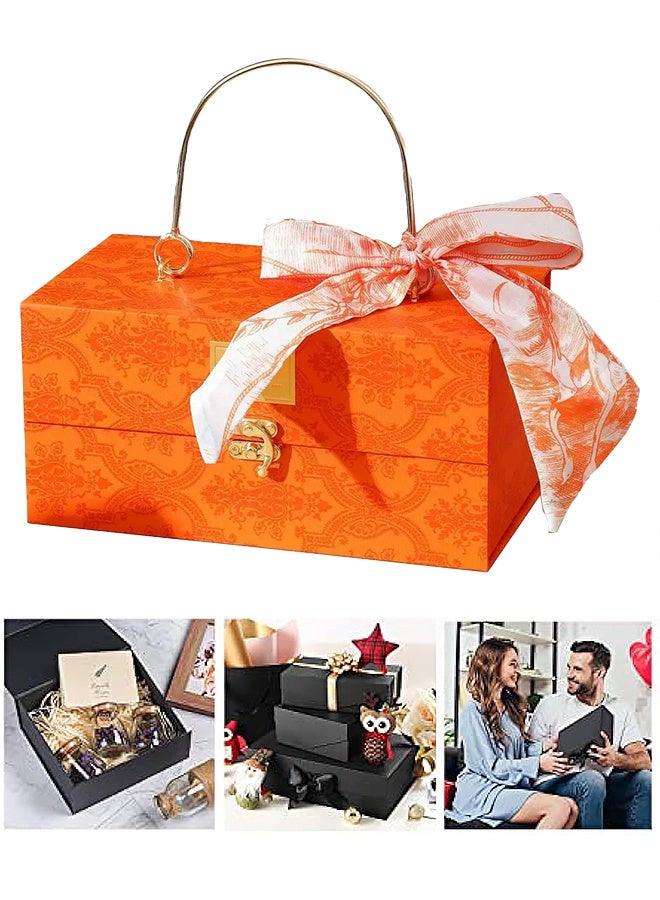 Luxury Gift Box with Lock - 25 x 13 x 14 cm | Perfect for Holiday Gifts, Weddings, Birthdays, Mother's Day & Father's Day - Image 4