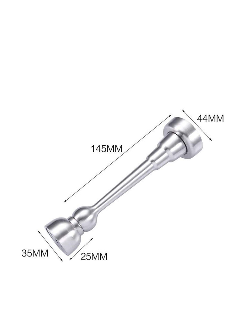 Door Stopper, Magnetic Door Stops, 9 inch Extra Long Door Stop Wall Protector, Soft Catch Stainless Steel Door Catch, Heavy Duty Door Holder, Floor Mount Brushed Modern Magnetic Door Stopper 1Pcs - Image 4