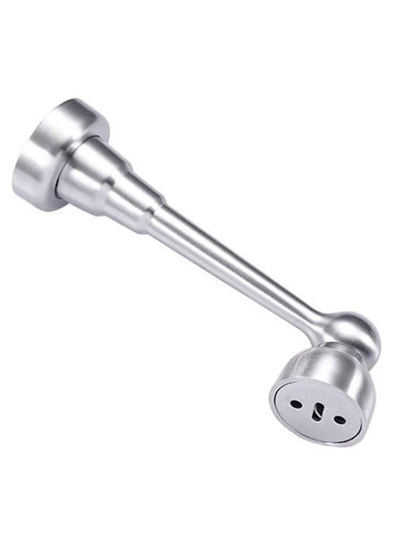 Door Stopper, Magnetic Door Stops, 9 inch Extra Long Door Stop Wall Protector, Soft Catch Stainless Steel Door Catch, Heavy Duty Door Holder, Floor Mount Brushed Modern Magnetic Door Stopper 1Pcs - Image 1