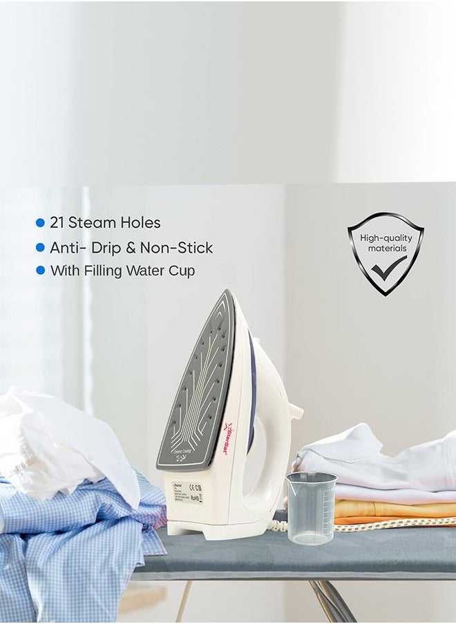 StarSat StarSat SS-IR750 white, purple 1600W Ceramic Non-Stick, Spray, Steam Iron  - Image 4