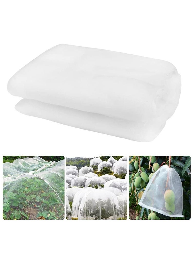 SYOSI Insect Netting Mesh, Garden Netting Protection Vegetable Net Plant Protect Netting Grow Tunnel Insect Protect Netting for Plant Fruits Flowers Crops(2.5M*6M) - Image 1