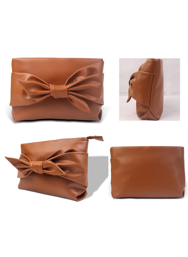 KASTWAVE Bow Clutch Handbag 2024 New, Clutch Purse for Women, Evening Bags, Handbags, Underarm Bag Wristlet Purse Commuter Casual Clutch for Women Lady Girl, Wedding Bag for Prom Party Wedding Engagement - Image 3