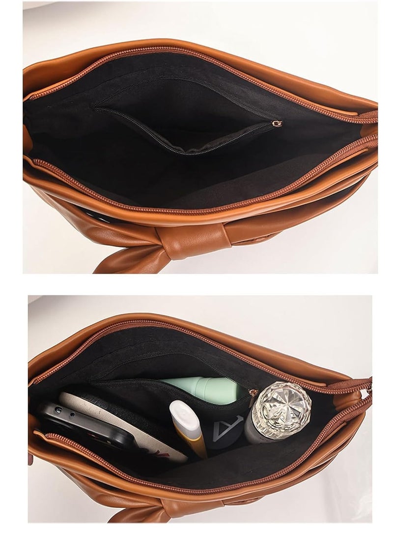 KASTWAVE Bow Clutch Handbag 2024 New, Clutch Purse for Women, Evening Bags, Handbags, Underarm Bag Wristlet Purse Commuter Casual Clutch for Women Lady Girl, Wedding Bag for Prom Party Wedding Engagement - Image 4