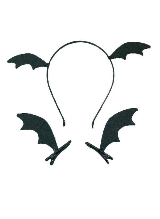 Patiky Halloween Cartoon Hair Clips Hairpin Hair Accessories Cosplay Costume Wjr06 (Bats Wing Set) - Image 1