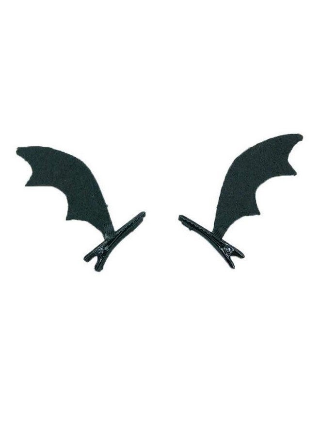 Patiky Halloween Cartoon Hair Clips Hairpin Hair Accessories Cosplay Costume Wjr06 (Bats Wing Set) - Image 3