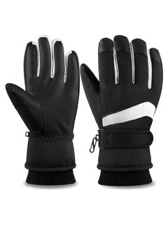 SYOSI Snow Ski Gloves Waterproof, Ski Gloves Women -30°F Waterproof Winter Gloves Touchscreen Snow Gloves Women Men Warm Windproof Snowboard Gloves for Cold Weather (L)  - Image 1