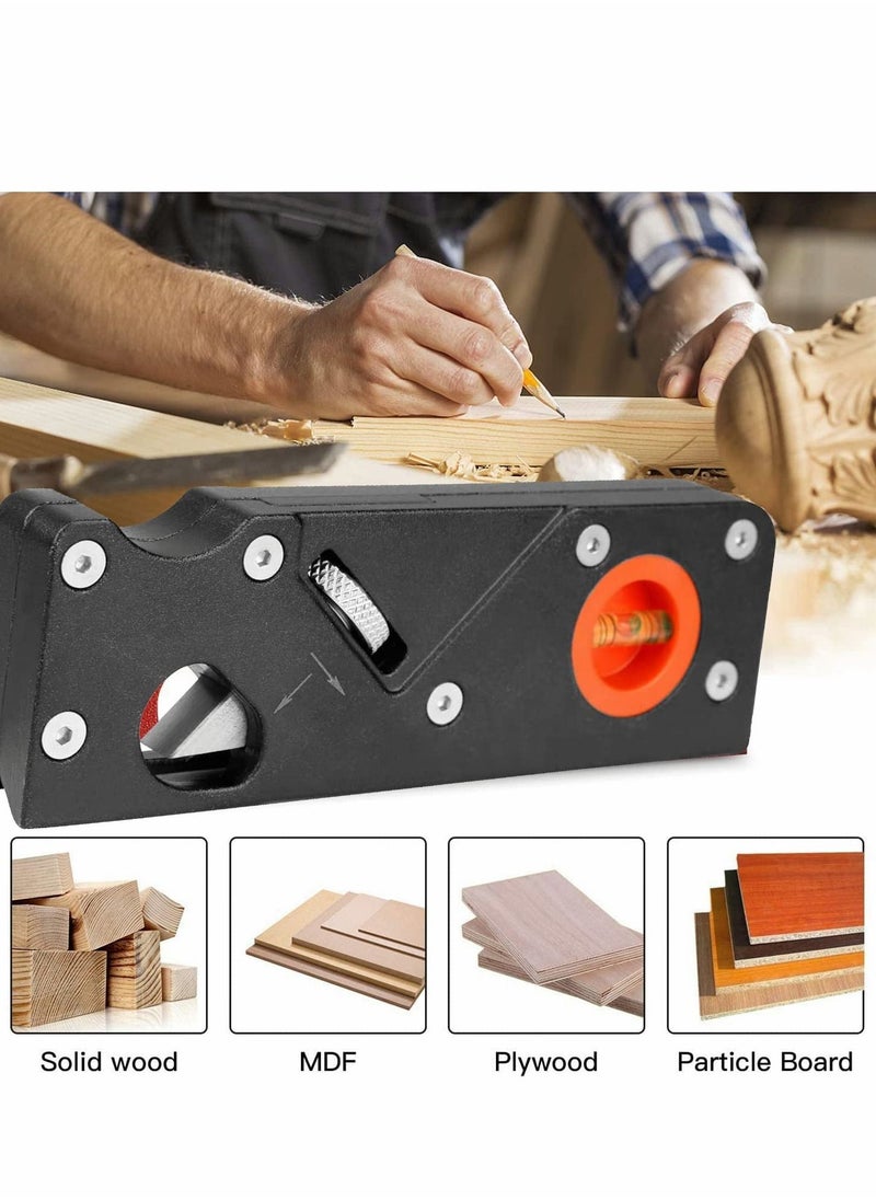 Y&D - Chamfer Plane for Wood, Woodworking Planer Sharpener, Wood Hand Tools with 45 Degree Flattening and 1/4 Round Cutter - Image 1