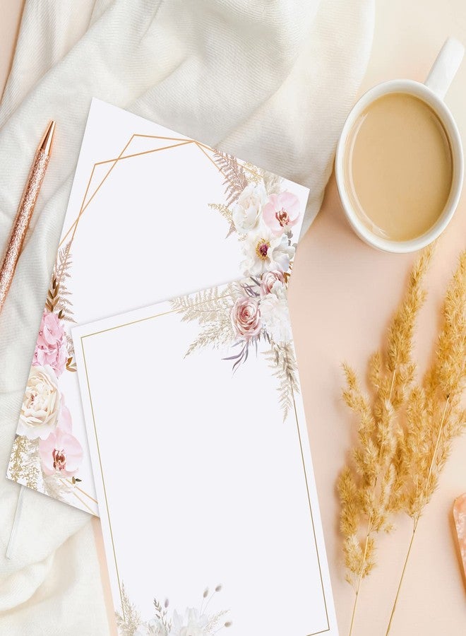 Teling 48 Sheets Decorative Printer Paper Elegant Writing Scrapbook Wedding Program Paper 8.27 x 10.6 Inches Greenery Flower Border Stationery Writing for School Home Office Supplies(Reed) - Image 4