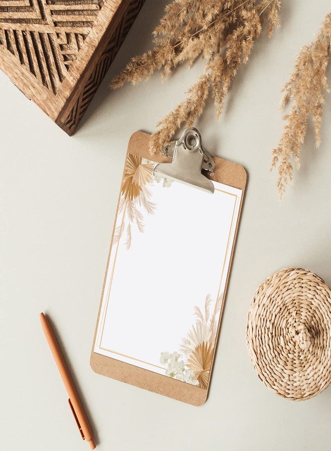 Teling 48 Sheets Decorative Printer Paper Elegant Writing Scrapbook Wedding Program Paper 8.27 x 10.6 Inches Greenery Flower Border Stationery Writing for School Home Office Supplies(Reed) - Image 5