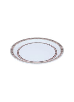 Alsaif Gallery Asiri Pattern Round Melamine Plate (45X45Cm)  - Image 2