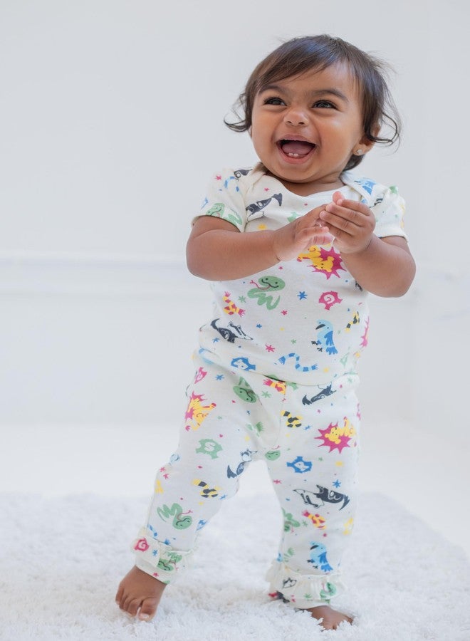 Harry Potter Slytherin Ravenclaw Gryffindor Infant Baby Girls 2 Pack Pants Logo Pink/White 12 Months - Image 2