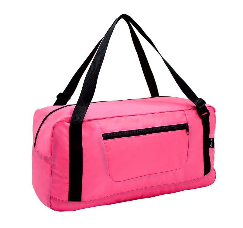 HOLYLUCK Foldable Travel Duffel Bag For Women Men Luggage Great for Gym pink - Image 2