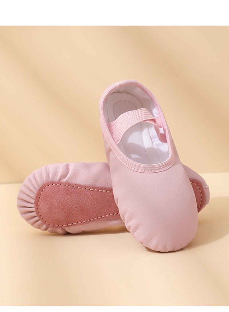 Loquat Dance Shoes Women Soft Sole Ballet Dance Yoga Special Shoes Pink 