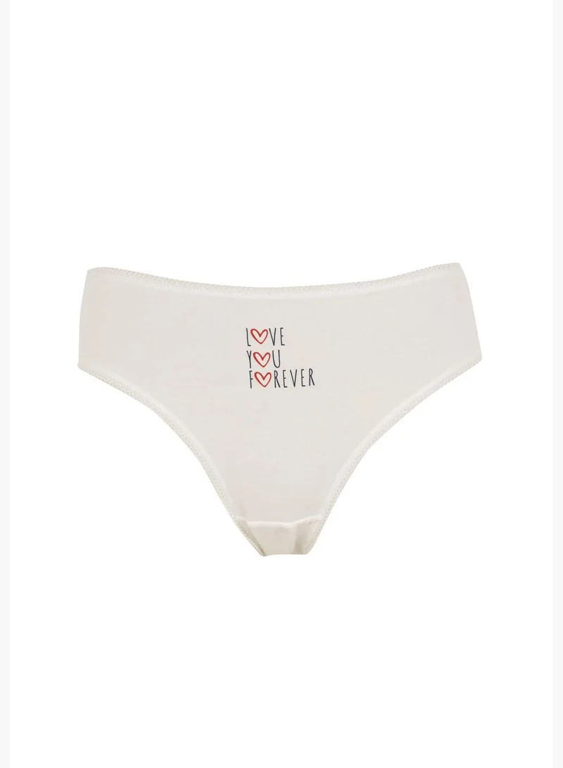 DeFacto 5 Pack Printed Thong Set