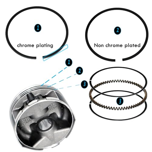 Tupo TRX400-89 Cylinder Kit 440cc Big Bore Compatible with Honda Sportrax 400 TRX400EX XR400 1996-2014, Top End Rebuild Kit - Image 5