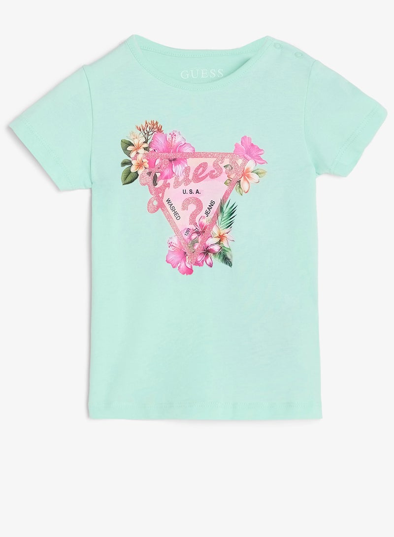 GUESS Infant Graphic Crew Neck T-Shirt - Image 1