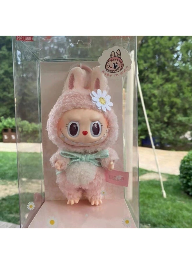 Generic - 【Random One】 Archangel Labubu Labubu Big Leader Blind Box Hand-held Doll Generation Vinyl Plush Pendant Sweetheart-Specifications:Cloth Generation 【Random One】 - Image 1