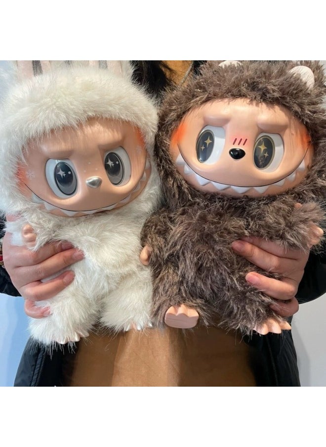 Generic - 【Random One】 Archangel Labubu Labubu Big Leader Blind Box Hand-held Doll Generation Vinyl Plush Pendant Sweetheart-Specifications:Cloth Generation 【Random One】 - Image 1