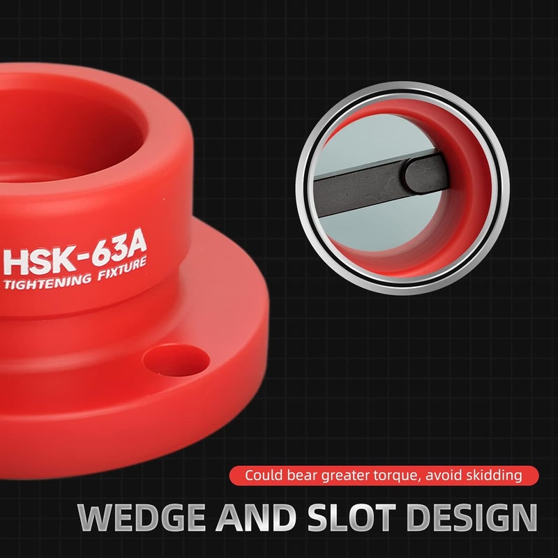 SFX US Stock HSK63 Tool Holder Tightening Fixture A Type for Universal CNC Equipment HSK63 A Type Tool Holder Lock Seat - Image 3