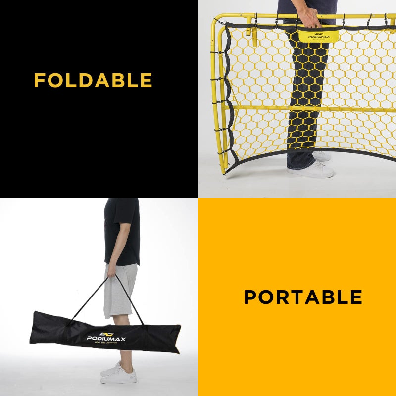 PodiuMax Portable Soccer Trainer, Rebounder Net with Adjustable Angle | Perfect for Team and Solo Training - Image 4
