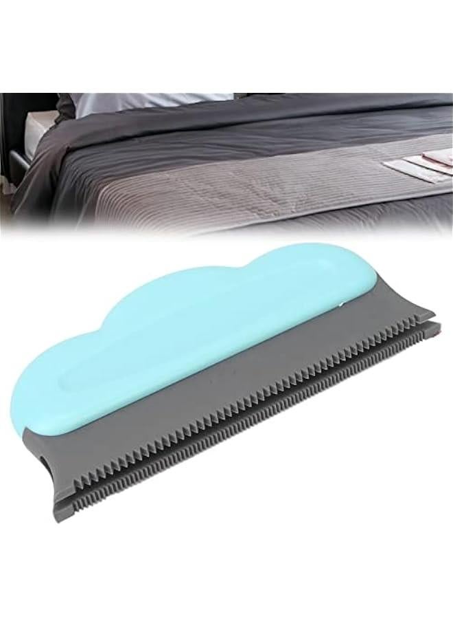 Silicone Cleaning Brush for Easy Pet Hair Removal on Clothes, Sheets, Carpets, Sofas - Soft Elastic Head, Comfortable Handle Grip (Blue, 5.9 x 2.8 x 0.8in) - Image 5