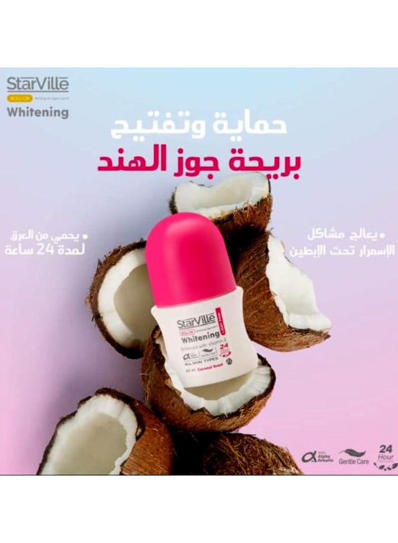 starville Starville Roll On Whitening Light Pink 60 Ml  - Image 2