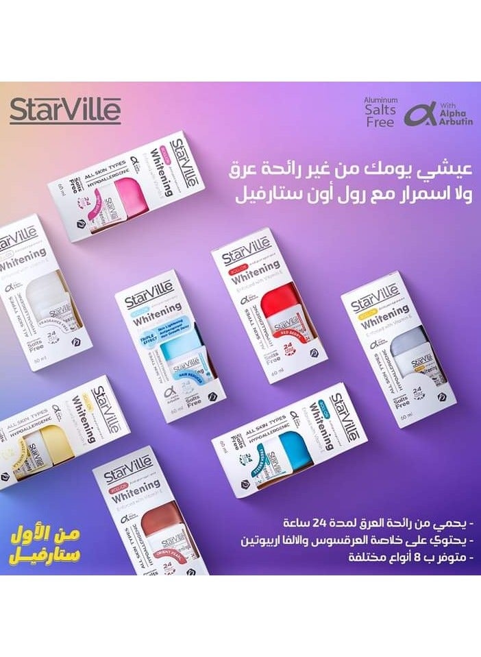 starville Starville Roll On Whitening Light Pink 60 Ml  - Image 4