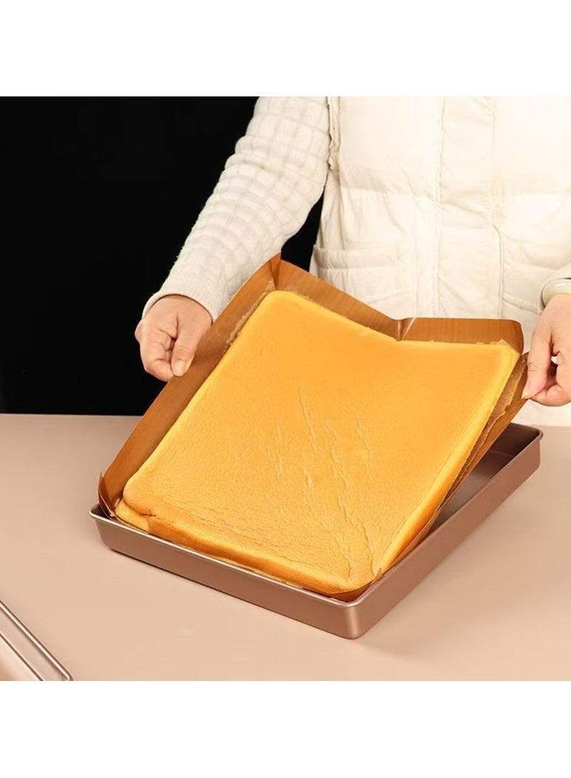 28*28cm Square Baking Pan Sheet Carbon Steel Chef Nonstick Tray Microwave Oven Pan Cookie Toast Tray Bakeware Accessories - Image 5