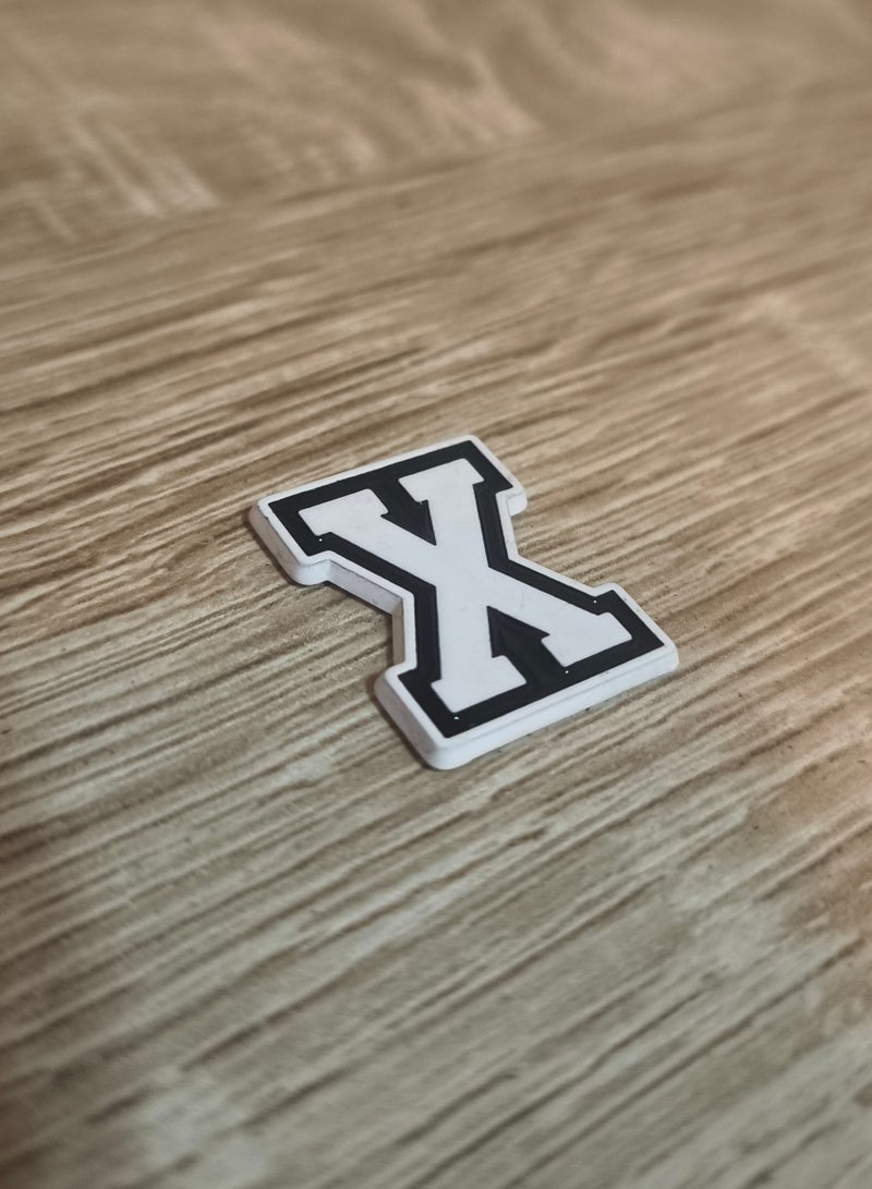 3D Alphabet X Hard Self Adhesive Sticker for Mobile Laptop or Any Smooth Surface - Image 2