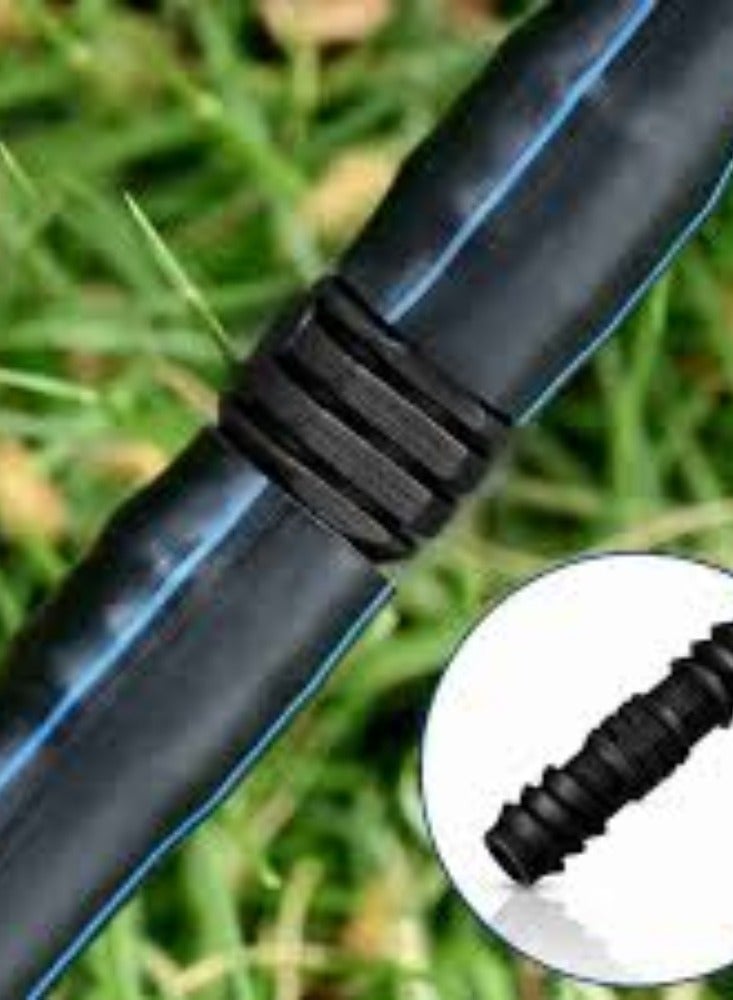 KNP KNP 16mm Straight Connector Pack of 2 is designed for connecting 16mm pipes in various plumbing and irrigation systems.  - Image 2