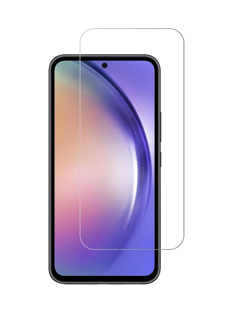 Tempered Glass Screen Protector Clear Designed For Samsung Galaxy A54 Full Screen Coverage And Bubble Free - Image 1
