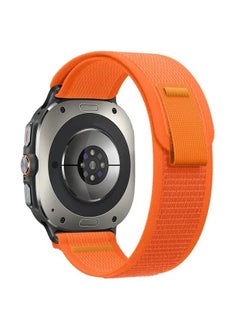Nylon Replacement Watch Band Compatible with for Apple watch ultra for Women Men, Replacement Wristband Compatible with for Apple watch ultra Smart Watch, Orange