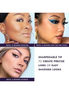 Urban Decay 24/7 GlideOn Eyeliner Pencil Chaos Vibrant Cobalt Blue with Slight Floating Pearl & Matte Finish AwardWinning Waterproof Eyeliner LongLasting Intense Color  - Image 5