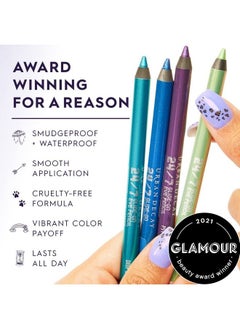 Urban Decay 24/7 GlideOn Eyeliner Pencil Chaos Vibrant Cobalt Blue with Slight Floating Pearl & Matte Finish AwardWinning Waterproof Eyeliner LongLasting Intense Color  - Image 4