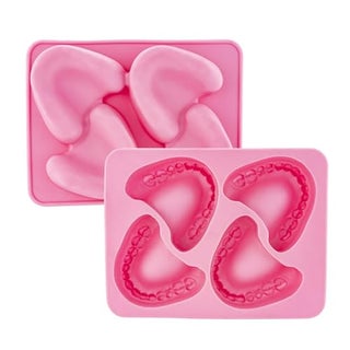 Fairly Odd Novelties FON10014 Smile Teeth Denture Shaped ICE Tray Mold Perfect Gag or White Elephant Gift for Dentists or Seniors makes 4 Cubes One Size Pink - pzsku/Z24BA32F6A514D284C7EBZ/45/1749491146/0834d1de-5271-4ca5-92dd-a09deba22974