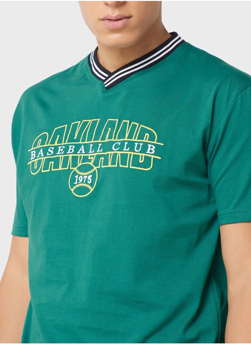 Seventy Five - Baseball T-Shirt - Image 1