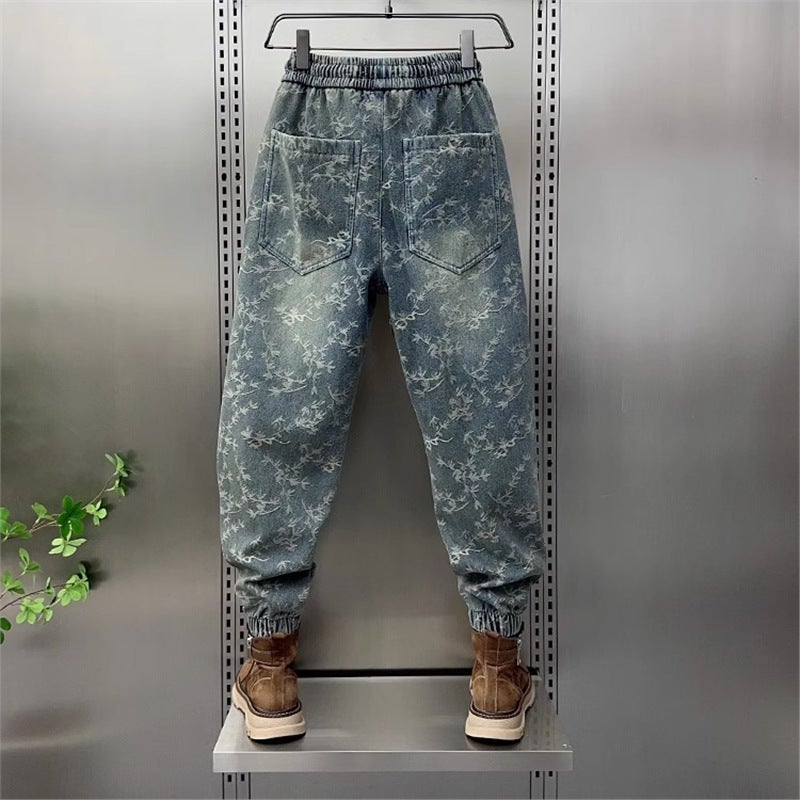 Unisex Classic Denim Jeans Loose Fit Daily Outdoor Wear - Image 5
