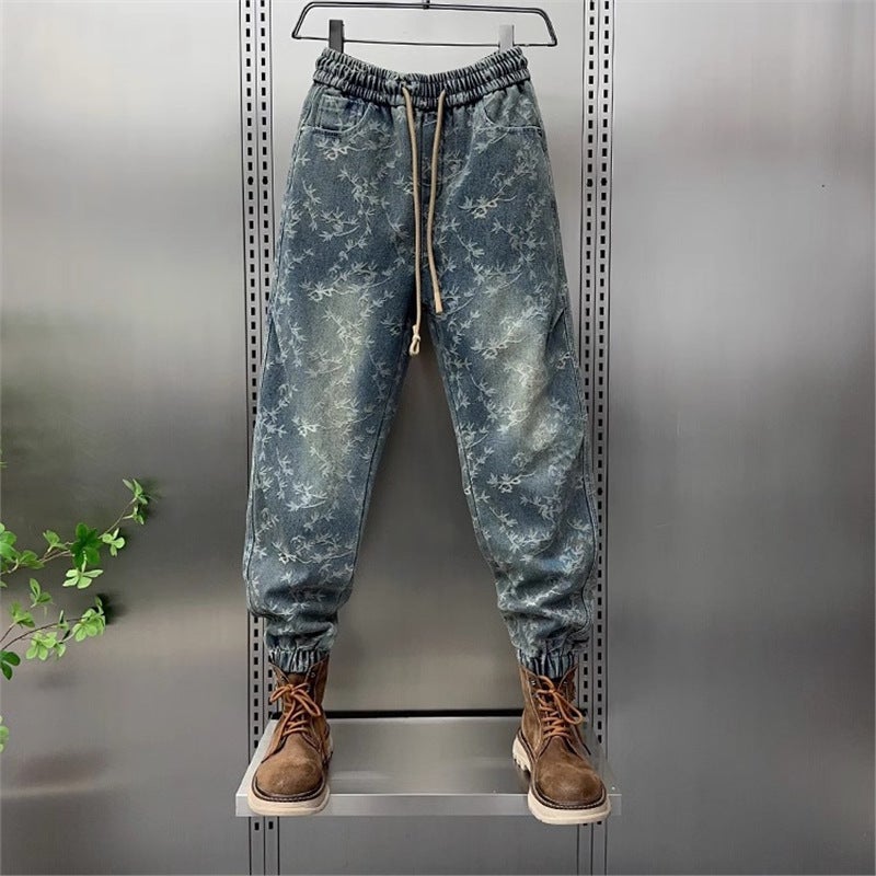 Unisex Classic Denim Jeans Loose Fit Daily Outdoor Wear - Image 4