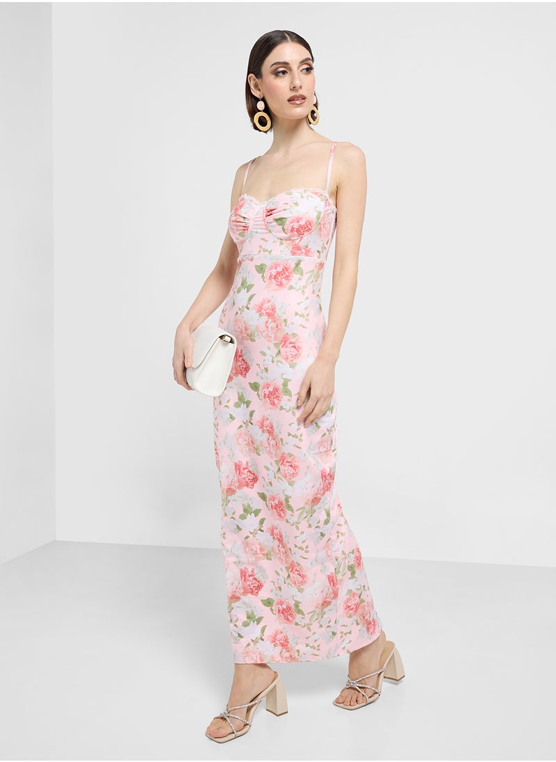 ELLA Floral Print Dress  - Image 1