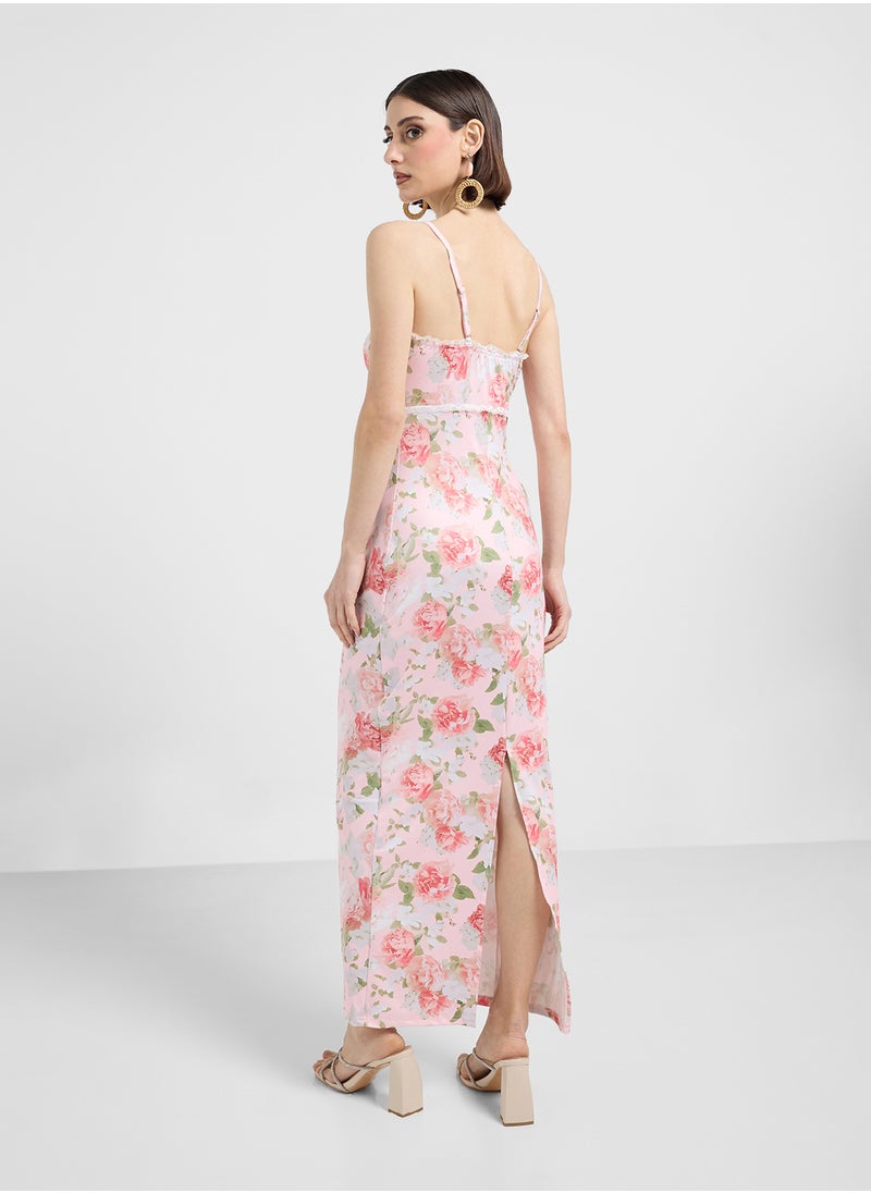 ELLA Floral Print Dress  - Image 2