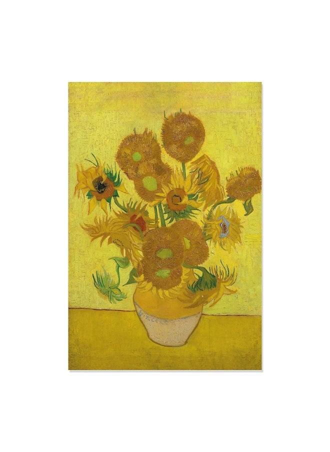 null - Sunflowers - 12 Blank Note Cards: 12 Blank Cards in 6 Designs with 12 Envelopes in a Keepsake Box - Image 1